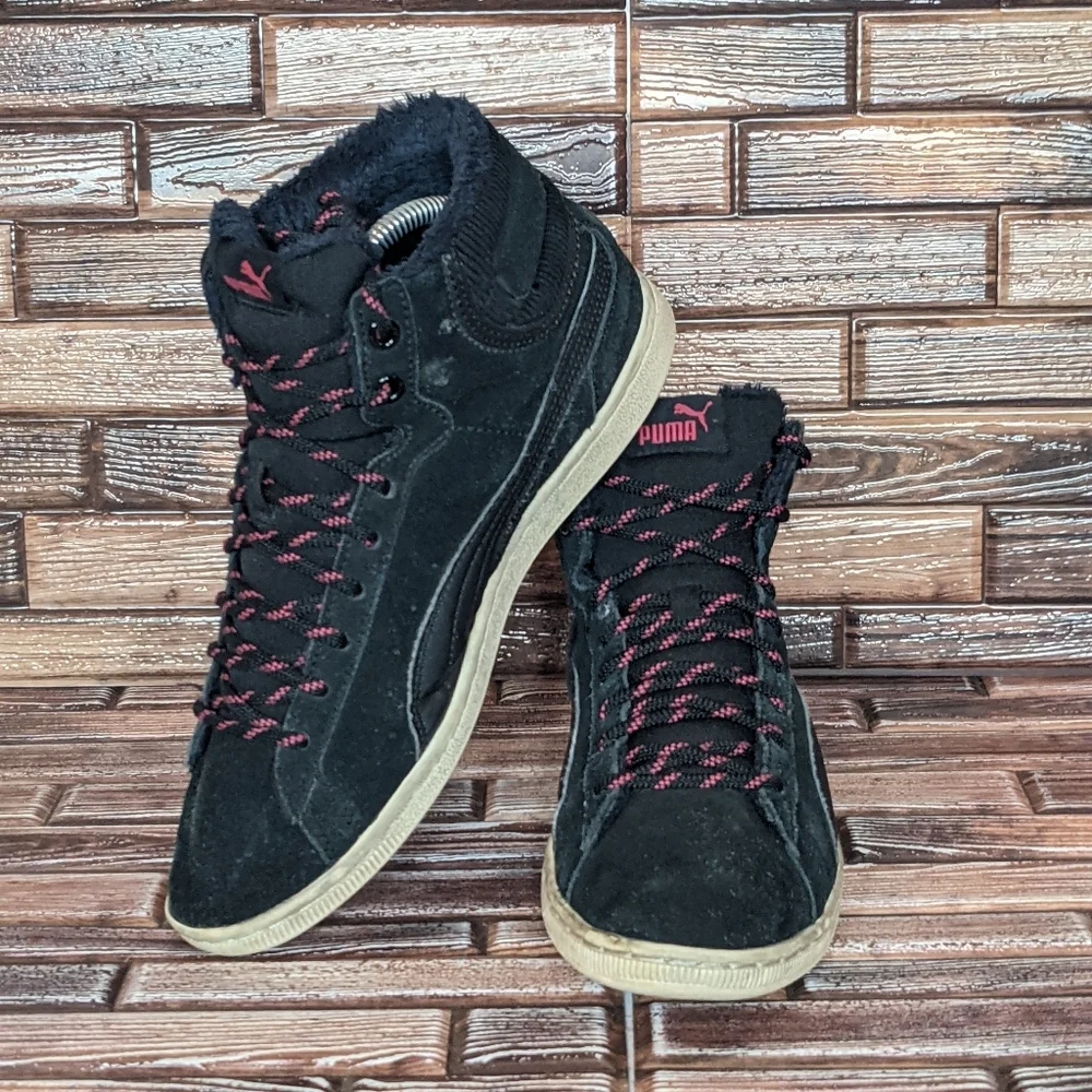 Puma fleece Lined Mid Suede - Women's 9_7
